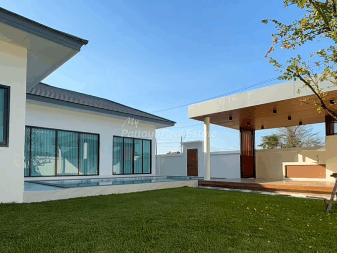 Great Time Pool Villa Mabprachan For Sale 3 Bedroom With Private Pool - HE0038